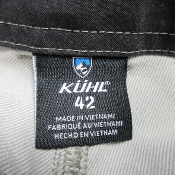 Kuhl Men's Amphibia Short 42 Beige Nylon Blend Hiking Outdoor Stretch Hybrid 276 - Picture 3 of 14